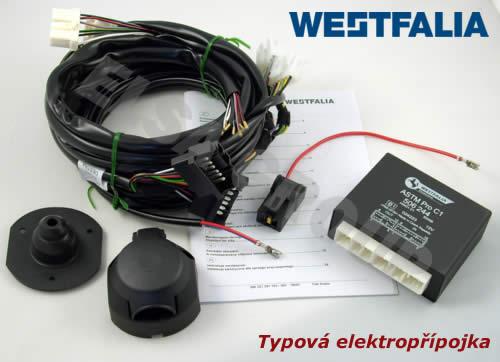 Typová elektroinštalácia Citroen C5 kombi 2008-, 7pin, Westfalia