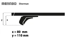 Strešný nosič Ford Kuga I 02/08-11/12 SUV, Menabo Sherman (6)