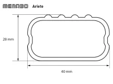 Strešný nosič Ford Kuga II 10/12- SUV, Typ DM2, Menabo Ariete (4)