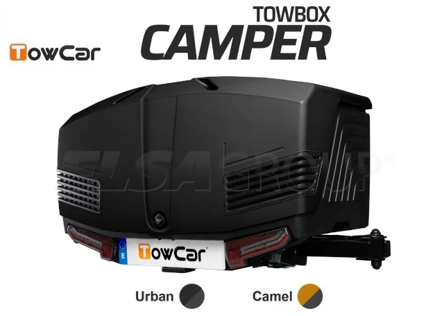 TowCar TowBox Camper V3 Short, uzavrený, na ťažné zariadenie