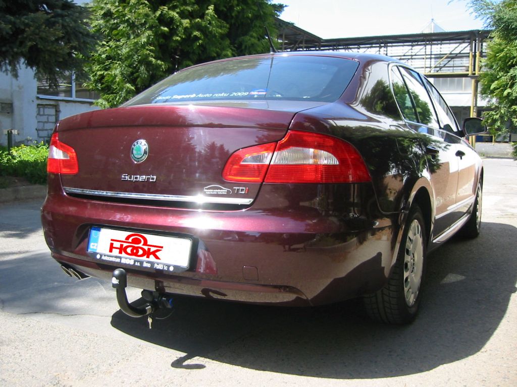 Ťažné zariadenie Škoda Octavia sedan+kombi 2005-2013 (II), vertikální, HOOK