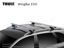 Strešný nosič Citroen C5 Break 08- WingBar EVO, Thule Strešný nosič Citroen C5 Break 08- WingBar EVO, Thule