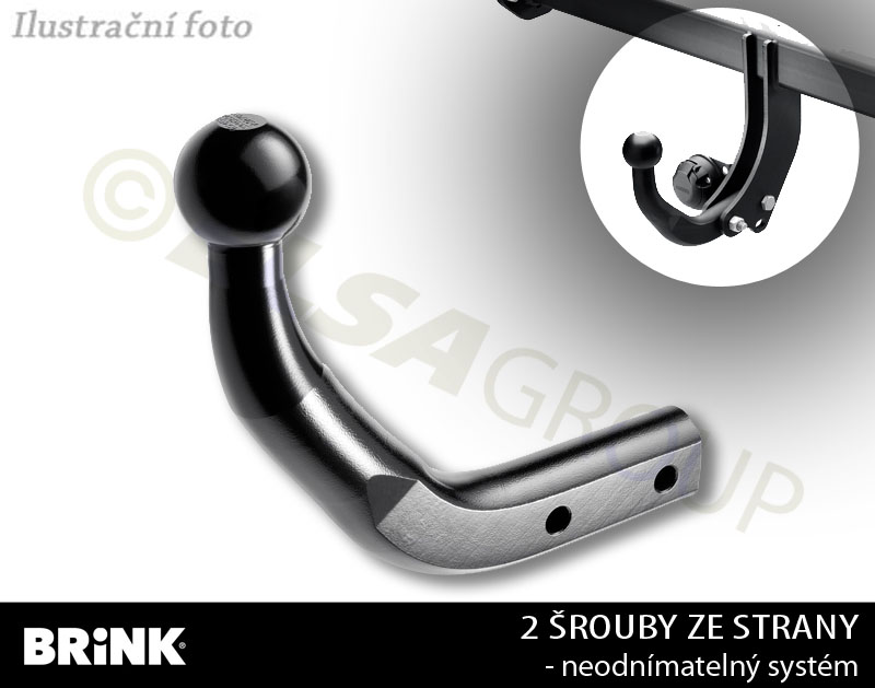 Ťažné zariadenie Opel Zafira 2005-2011 (B) , pevný čep 2 šrouby, BRINK
