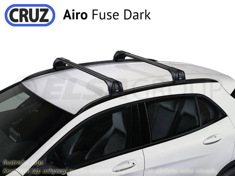 Střešní nosič Jeep Compass 17-, CRUZ Airo Fuse Dark