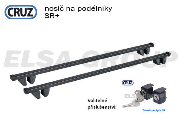 Strešný nosič CRUZ SR+ 135 na pozdľžniky