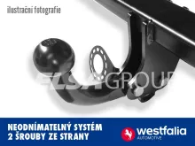 Ťažné zariadenie Renault Megane HB 2002-2008 (II), pevný čep 2 šrouby, Westfalia