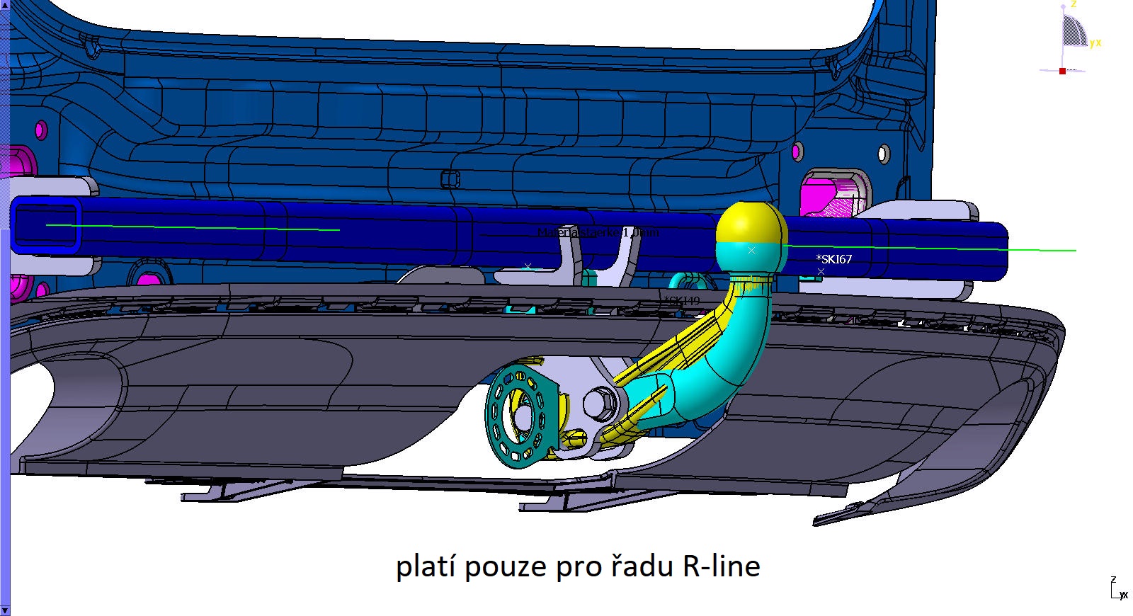 Ťažné zariadenie Volkswagen Passat Alltrack 2012-11/2014, pevný čep 2 šrouby, Westfalia