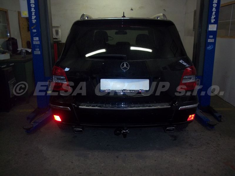 Ťažné zariadenie Mercedes Benz GLK 2008- (X204) , pevný čep 2 šrouby, Westfalia