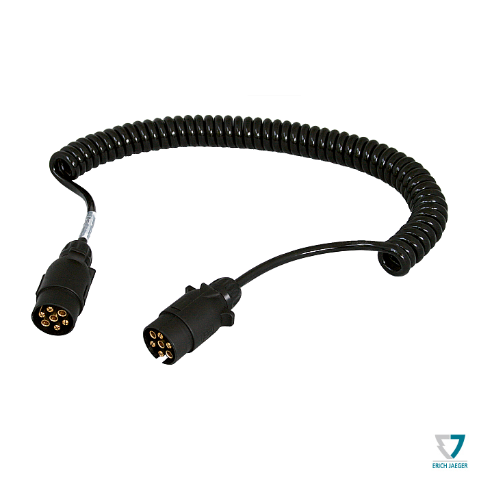 Propojovací kabel 7-7pin M-M, max 1,75m, ALU