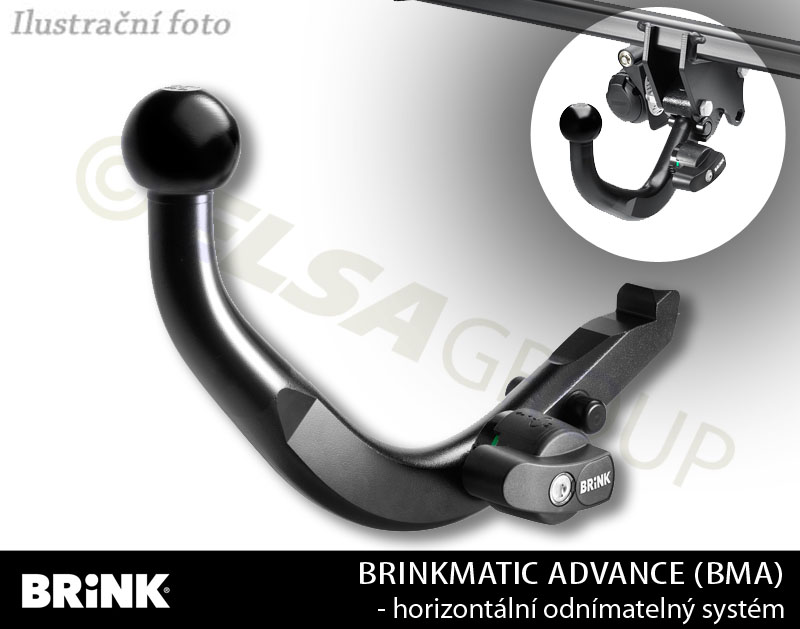 Ťažné zariadenie Hyundai i10 2008-2013 , odnímatelný BMA, BRINK