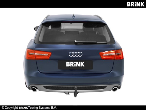 Ťažné zariadenie Audi A6 Avant (kombi) 2011- (2WD/4WD), odnímatelný vertikal, BRINK