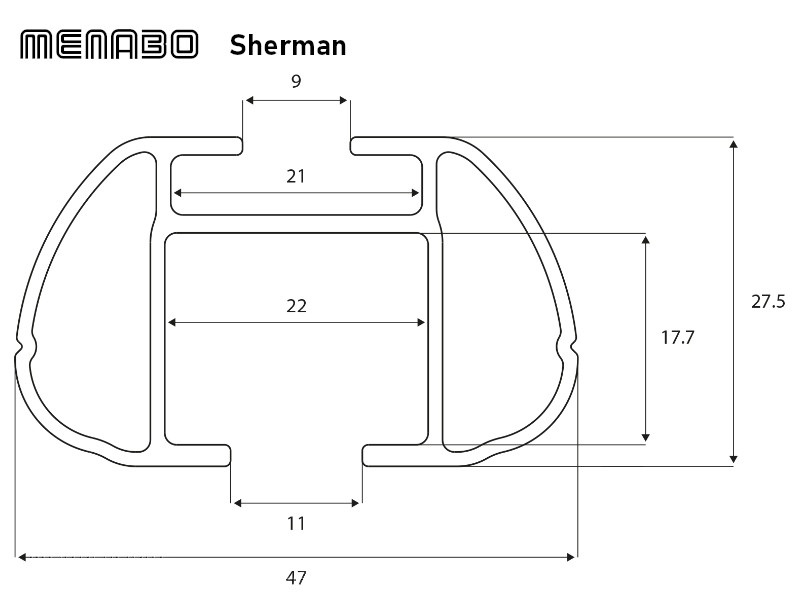 Strešný nosič Dacia Sandero II Stepway 10/12- HB, Menabo Sherman