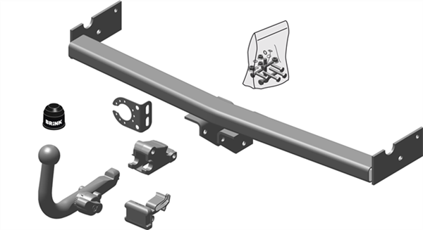 Ťažné zariadenie Citroen C1 2005-2014 , , BRINK