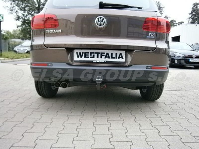 Ťažné zariadenie Volkswagen Tiguan 2007-04/2016, odnímatelný vertikal, Westfalia