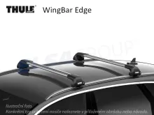Strešný nosič Ford Mondeo kombi IV 11-15 WingBar Edge, Thule