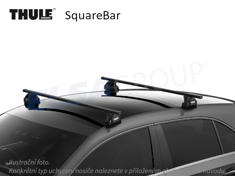 Strešný nosič BMW 4 Gran Coupe 21- SquareBar, Thule