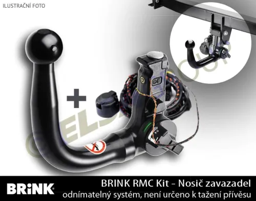 Zariadenie pre nosiče bicyklov VW Golf 2012- + 13pin EP KIT