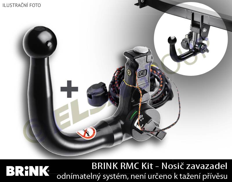 Zariadenie pre nosiče bicyklov Tesla Model 3 2017- , nosič zavazadel, BRINK