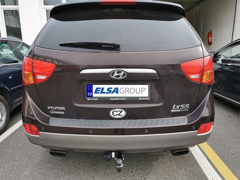 Ťažné zariadenie Hyundai ix55 2008- , pevný čep 2 šrouby, Aragon