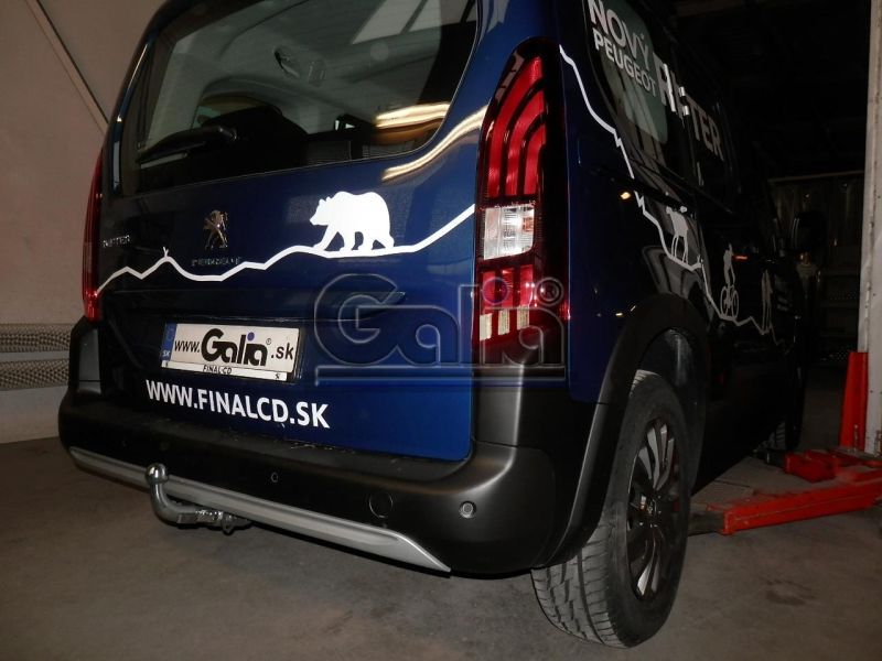 Ťažné zariadenie Fiat Doblo skříň 2022- L1 (III), odnímateľný bajonet, Galia