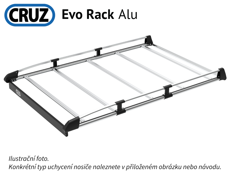 Střešní koš Nissan NV400 10- Cruz Evo ALU