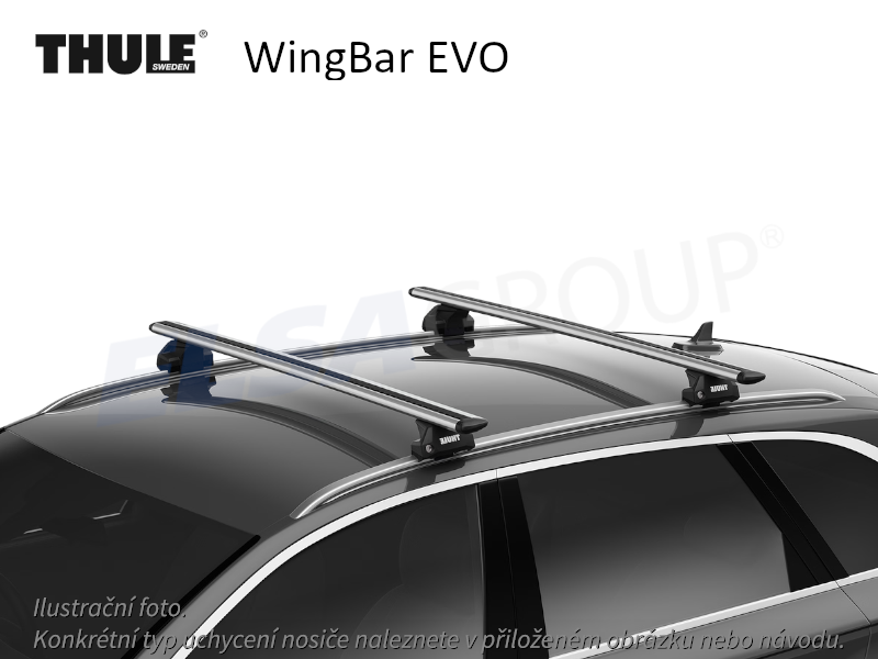 Strešný nosič Audi Q5 08-16 WingBar EVO, Thule