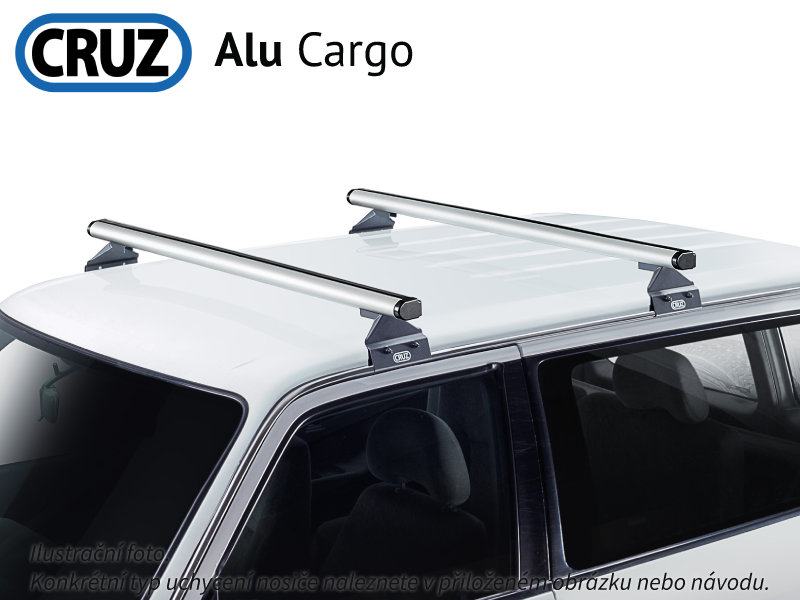 Střešní nosič Mitsubishi L-200 double cab 06-15, CRUZ ALU Cargo