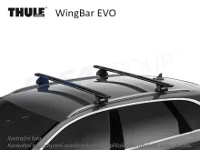 Strešný nosič Buick Encore 12- WingBar EVO, Thule