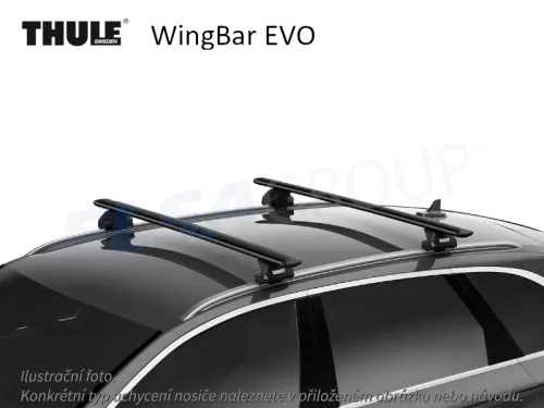 Strešný nosič Audi A4 08-19 WingBar EVO, Thule