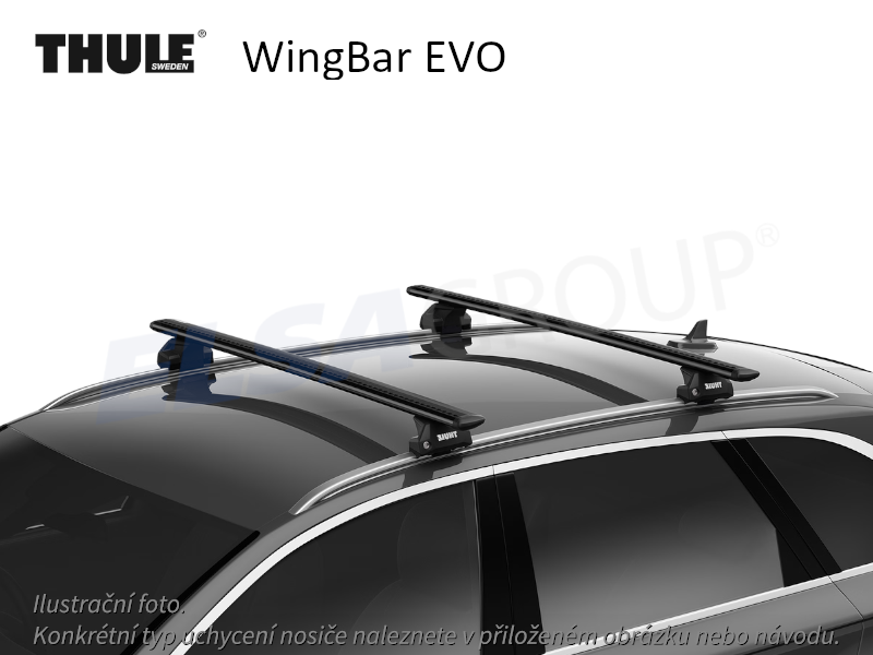 Strešný nosič Audi Q5 08-16 WingBar EVO, Thule