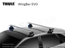 Strešný nosič Subaru Solterra 22- WingBar EVO, Thule Strešný nosič Subaru Solterra 22- WingBar EVO, Thule
