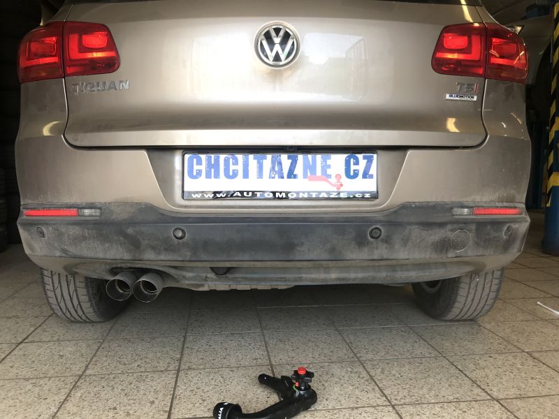 Ťažné zariadenie Volkswagen Tiguan 2007-04/2016, odnímatelný vertikal, Westfalia